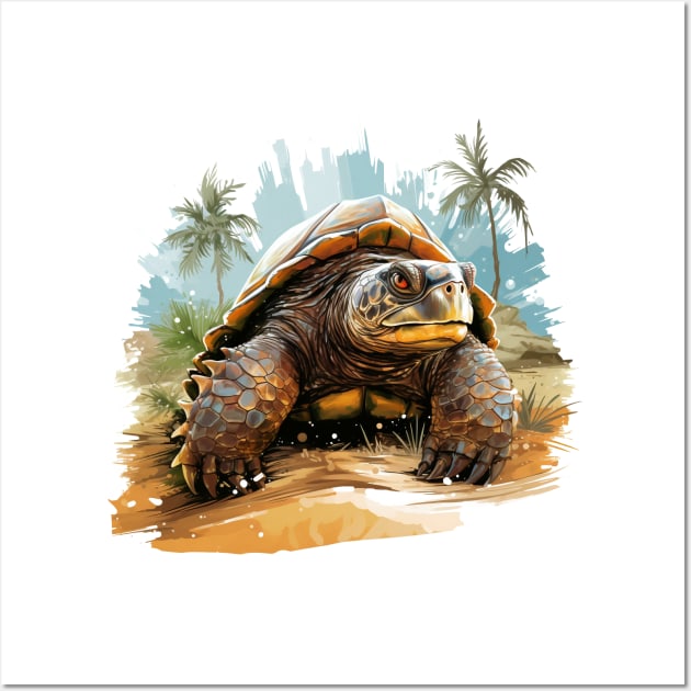 Alligator Snapping Turtle Wall Art by zooleisurelife